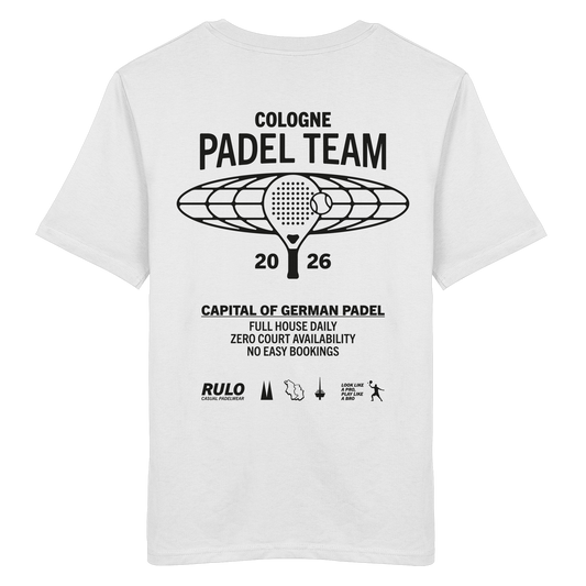Cologne Padel Team 2026 Black - Organic Shirt