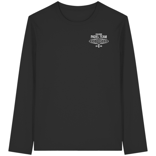 Cologne Padel Team 2026 White - Organic Longsleeve T-Shirt
