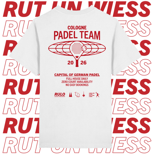 Cologne Padel Team 2026 rut un wiess - Heavy Oversized Organic Shirt