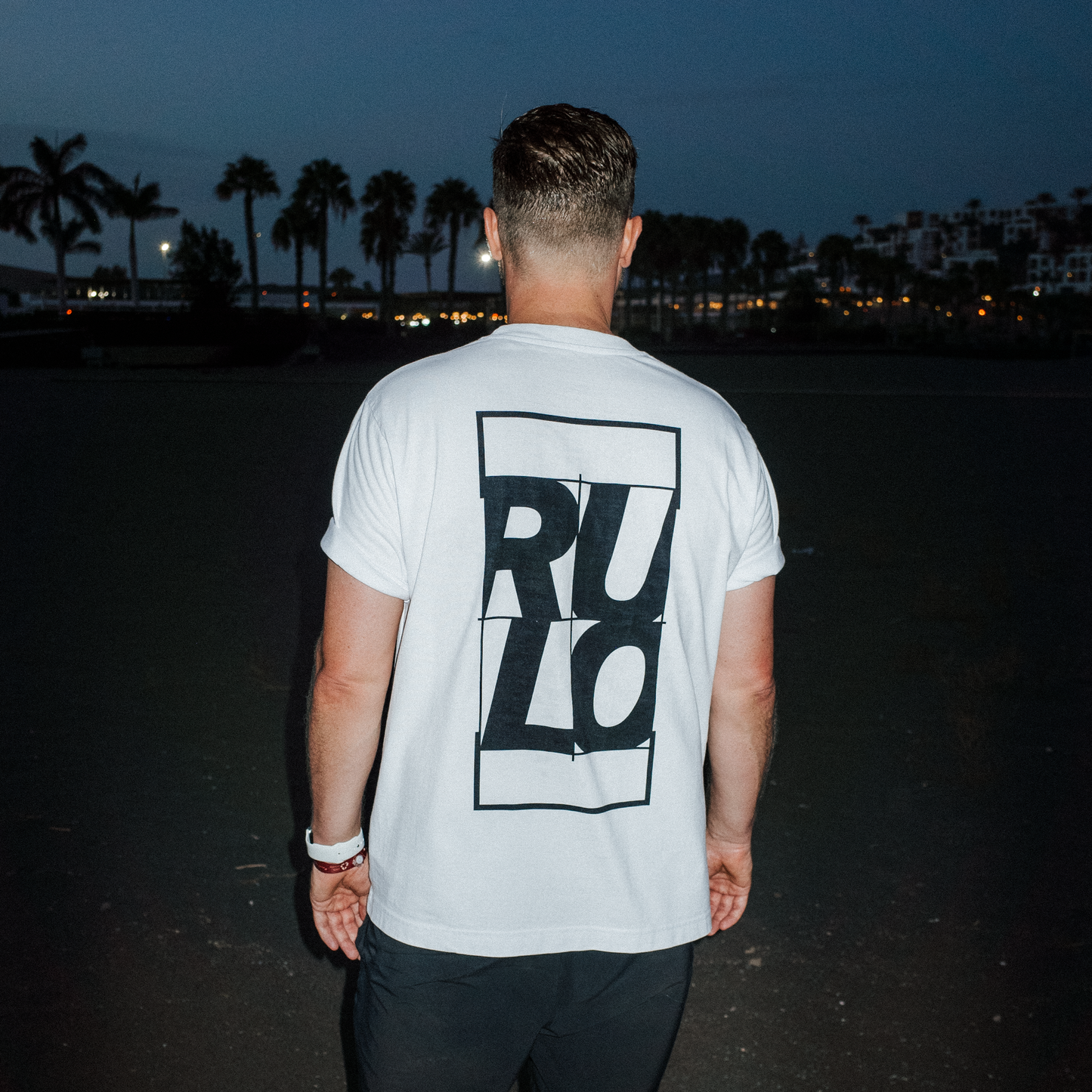 Centre Court Black - Heavy Oversized Organic Shirt