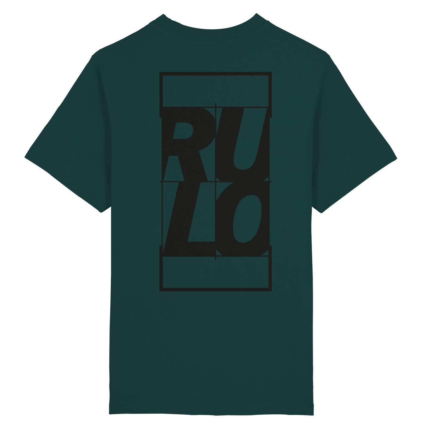 Centre Court Black - Heavy Oversized Organic Shirt