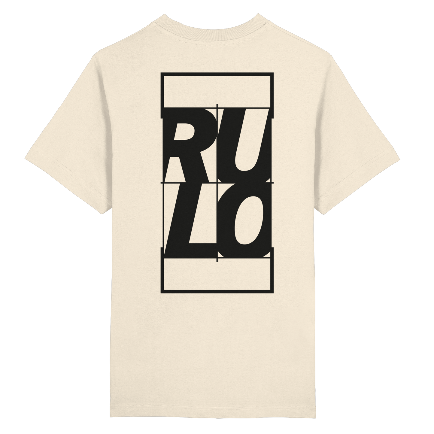 Centre Court Black - Heavy Oversized Organic Shirt