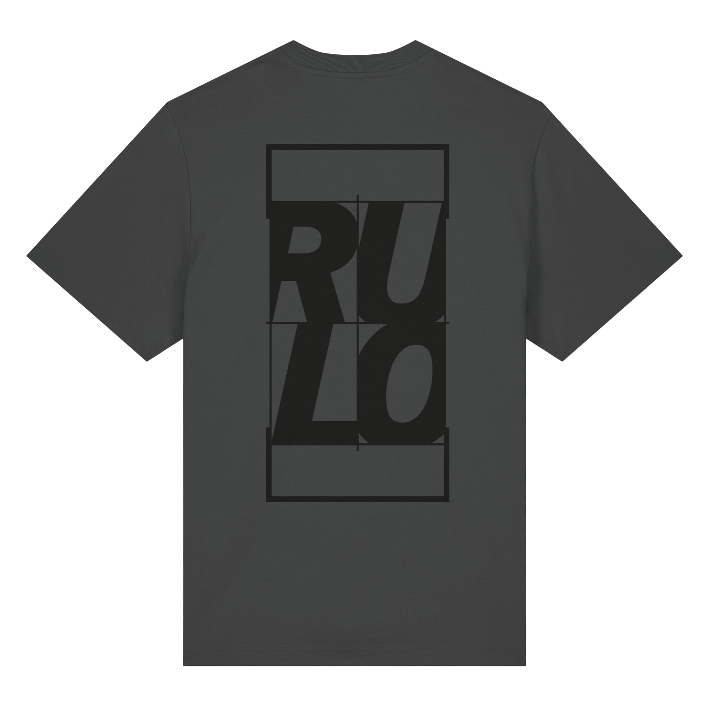 Centre Court Black - Organic Heavy T-Shirt