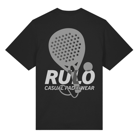 RULO Racket greyscale - Organic Heavy T-Shirt