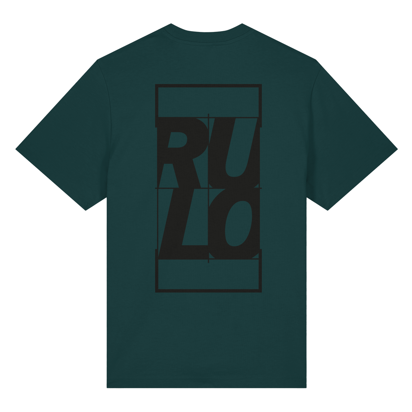 Centre Court Black - Organic Heavy T-Shirt