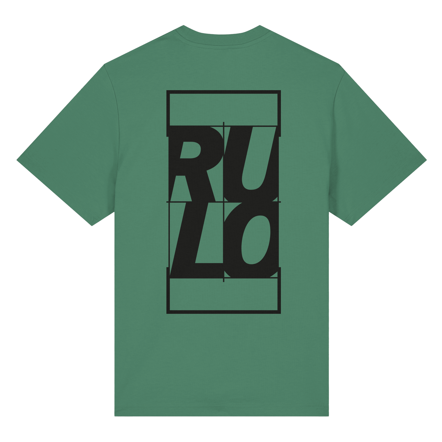 Centre Court Black - Organic Heavy T-Shirt