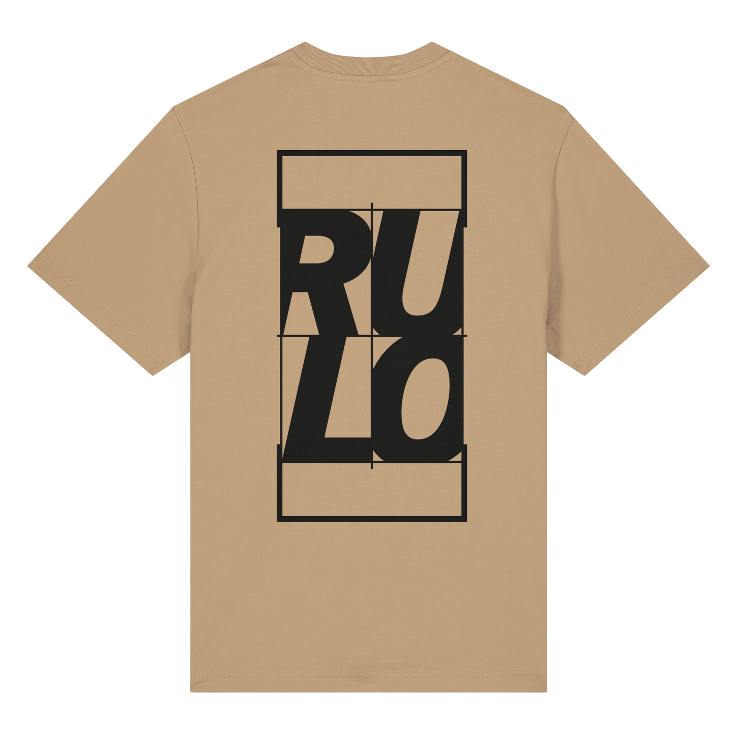 Centre Court Black - Organic Heavy T-Shirt