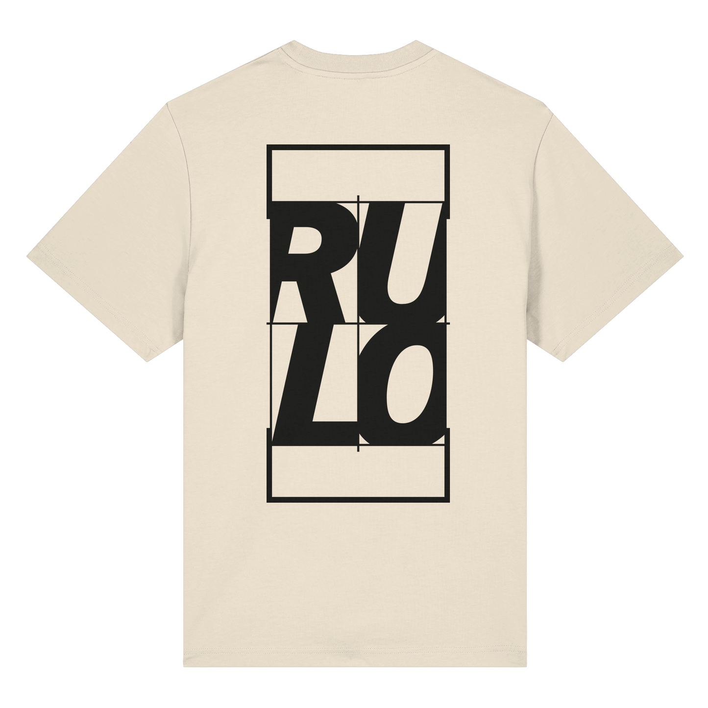 Centre Court Black - Organic Heavy T-Shirt