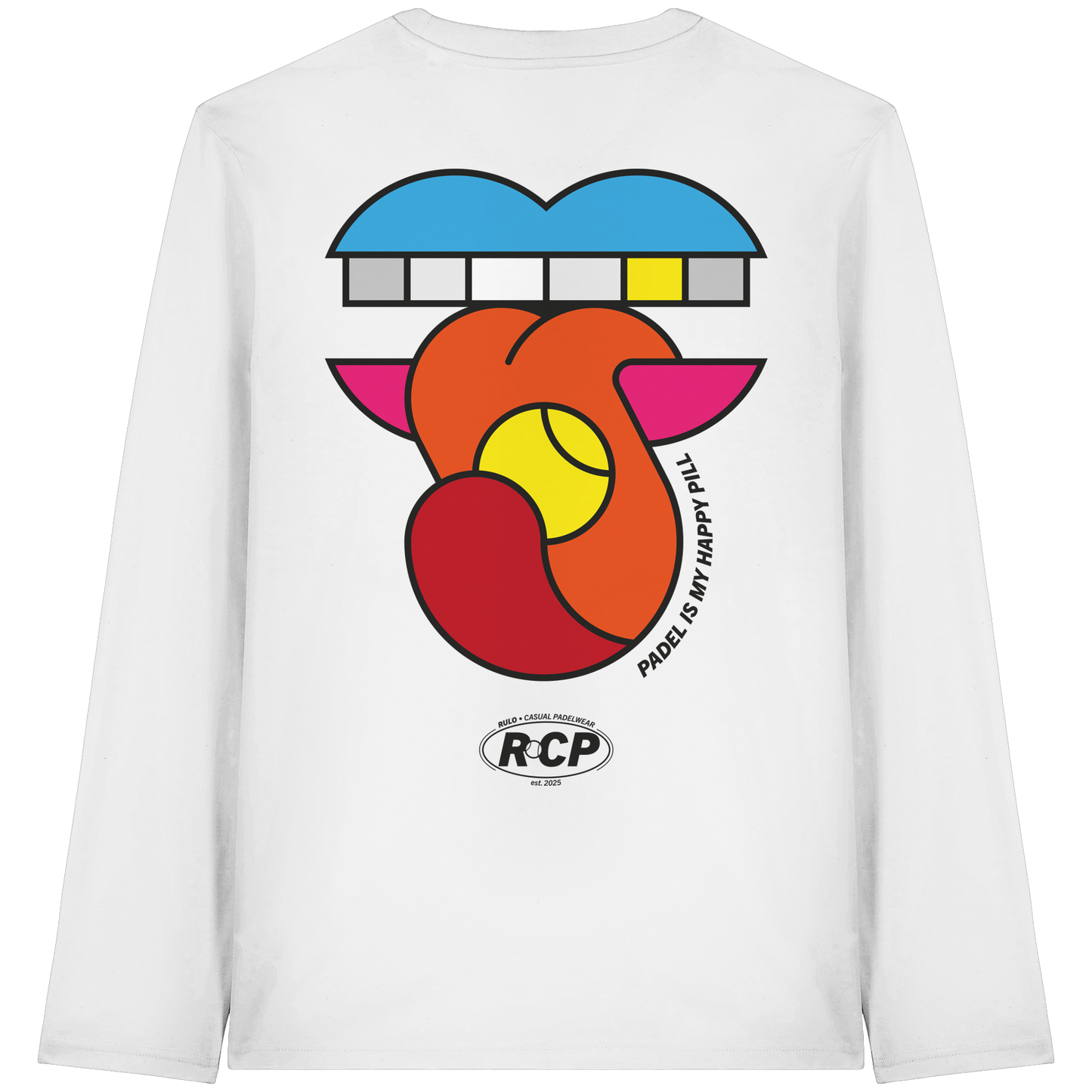 Happy Pill - Organic Longsleeve T-Shirt