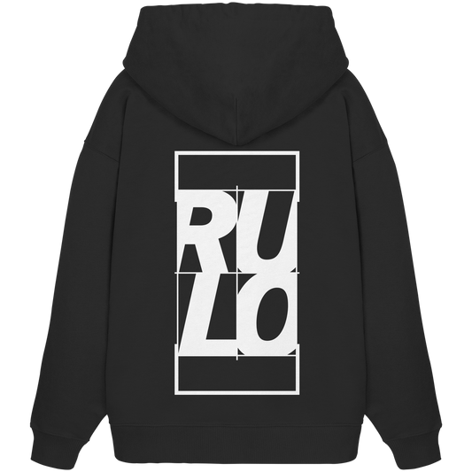 Centre Court White - Organic Oversize Hoodie