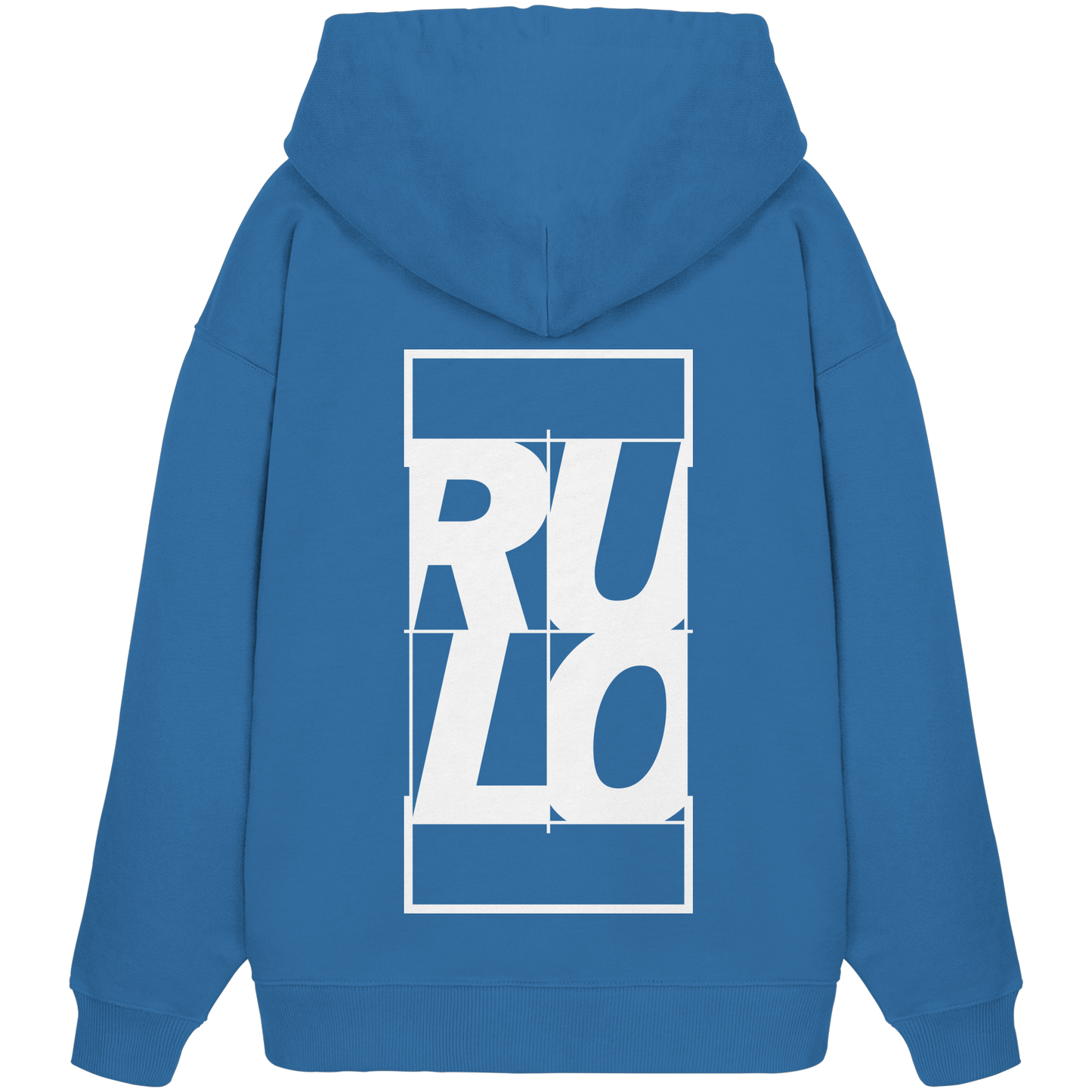 Centre Court White - Organic Oversize Hoodie