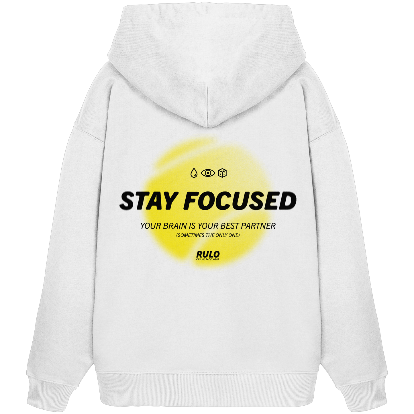Stay Focused - Organic Oversize Hoodie