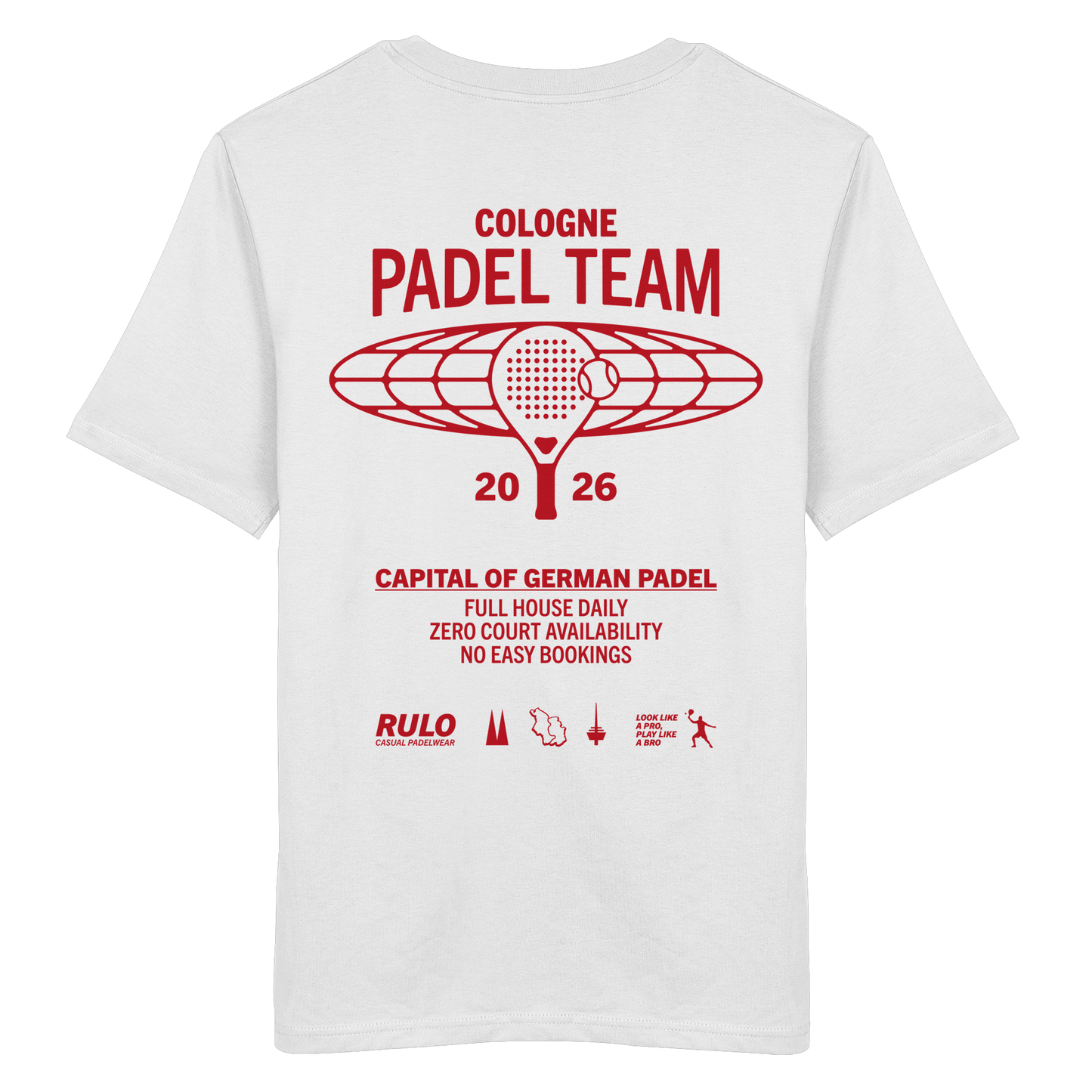 Cologne Padel Team 2026 rut un wiess - Organic Shirt