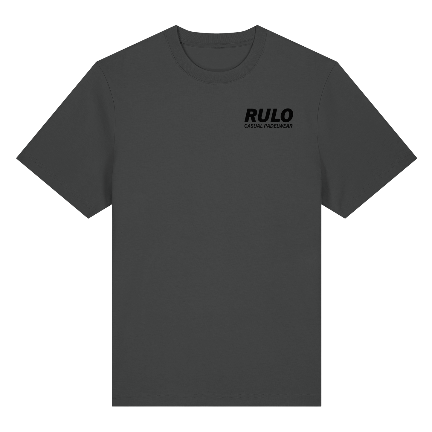 Centre Court Black - Organic Heavy T-Shirt