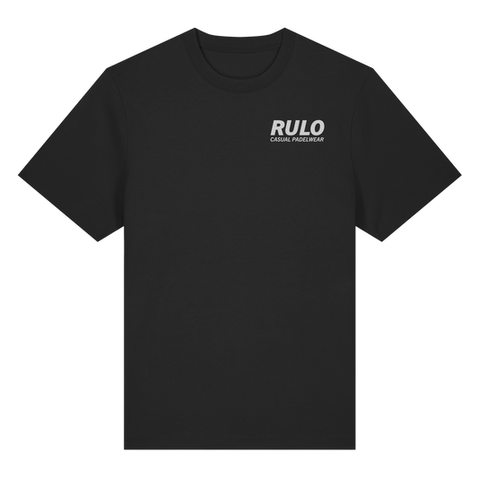 RULO Racket greyscale - Organic Heavy T-Shirt