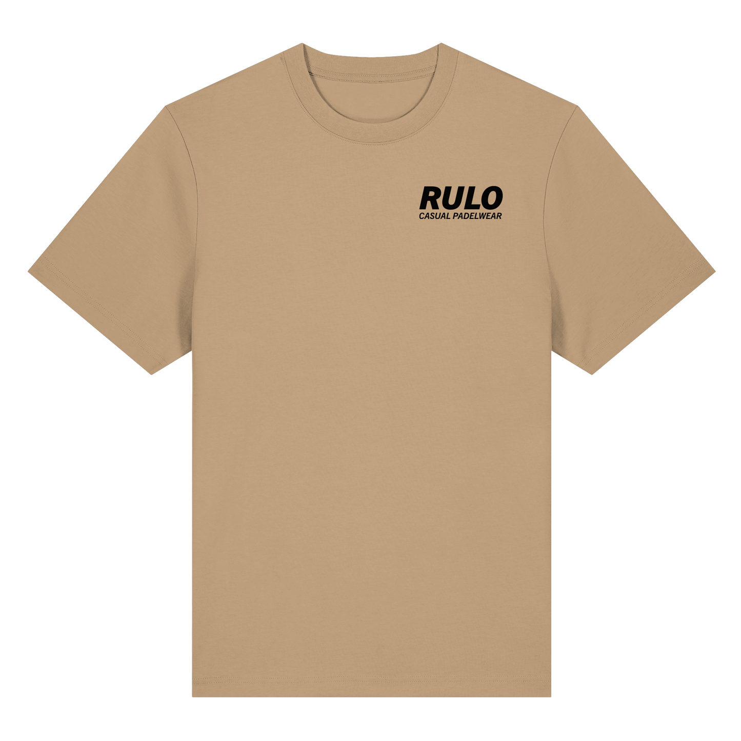 Centre Court Black - Organic Heavy T-Shirt