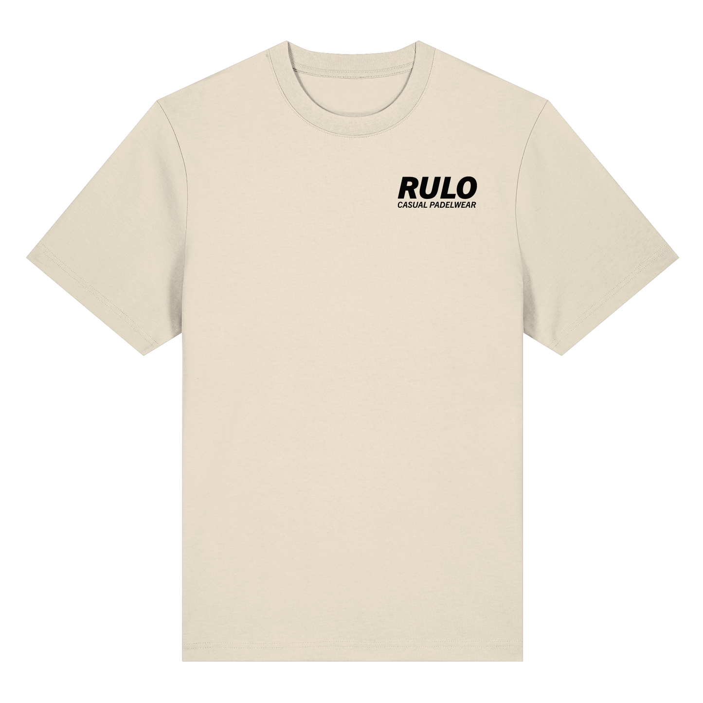 Centre Court Black - Organic Heavy T-Shirt