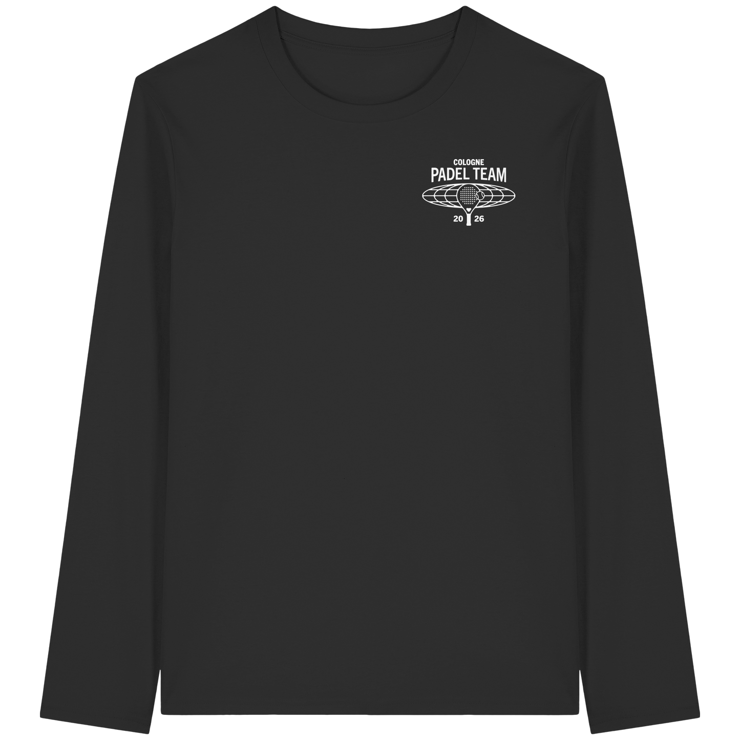 Cologne Padel Team 2026 White - Organic Longsleeve T-Shirt