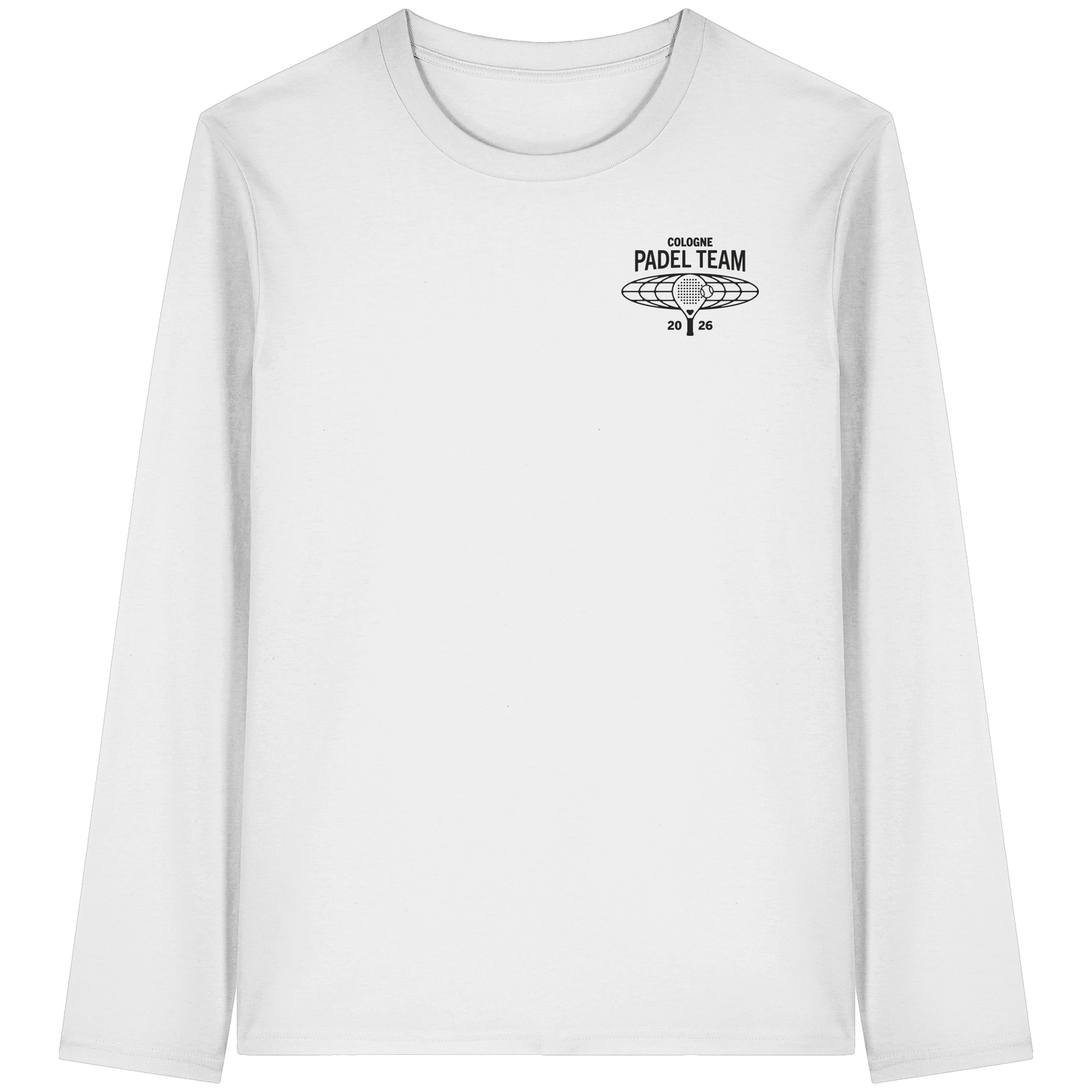 Cologne Padel Team 2026 Black - Organic Longsleeve T-Shirt