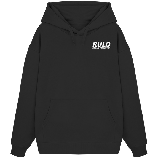 Centre Court White - Organic Oversize Hoodie