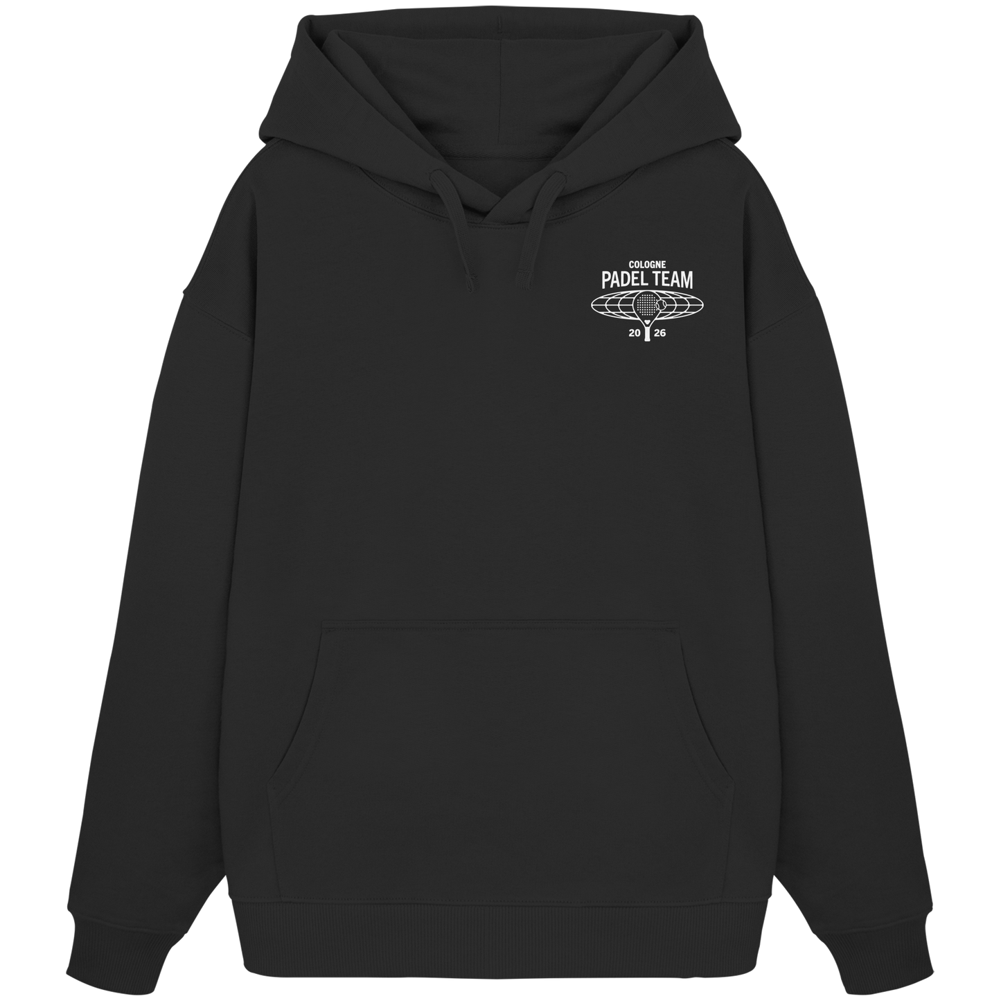 Cologne Padel Team 2026 White - Organic Oversize Hoodie
