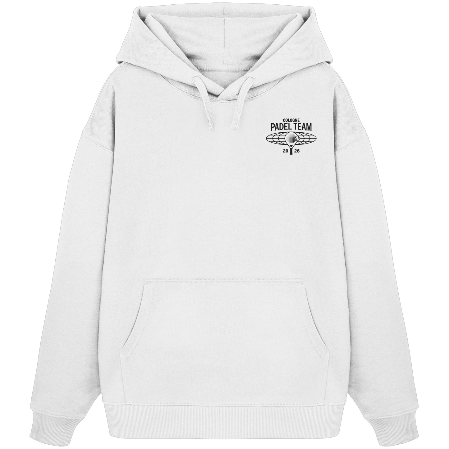Cologne Padel Team 2026 Black - Organic Oversize Hoodie