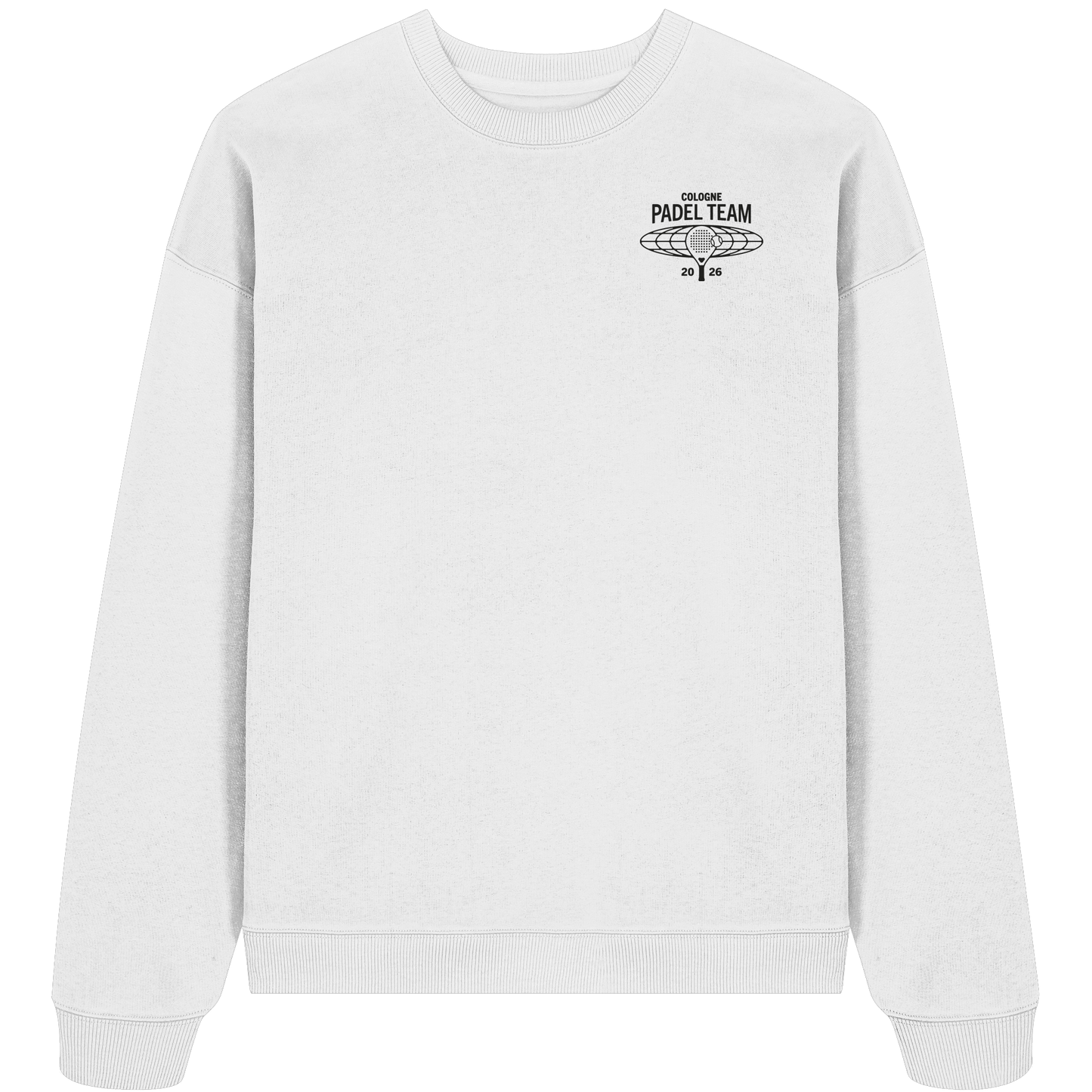 Cologne Padel Team 2026 Black - Organic Oversize Sweatshirt