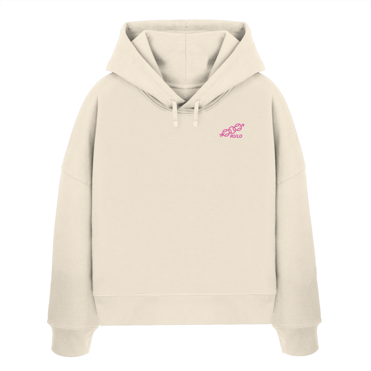 New Balls - Womens Organic Boxcut Hoodie