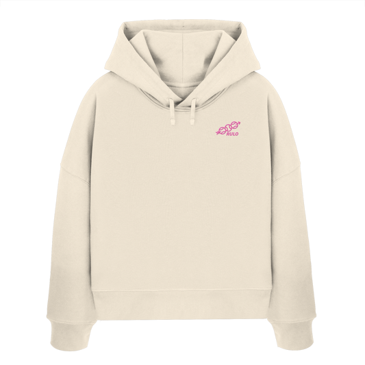 New Balls - Womens Organic Boxcut Hoodie